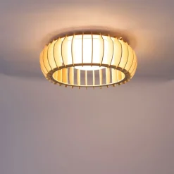 Scandinavische plafondlamp beige 40cm incl. LED - Monte