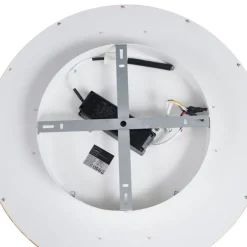 Scandinavische plafondlamp hout 50cm incl. LED dimbaar - Pecker