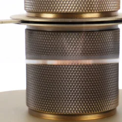 Scandinavische tafellamp brons met glas - Dome