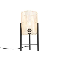 Scandinavische tafellamp bamboe - Natasja