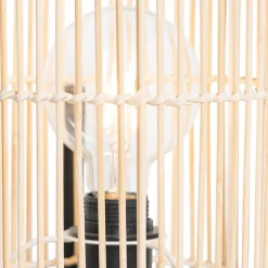 Scandinavische tafellamp bamboe - Natasja