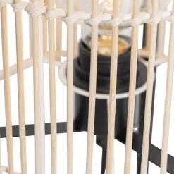 Scandinavische tafellamp bamboe - Natasja