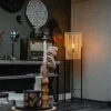 Scandinavische vloerlamp bamboe - Natasja