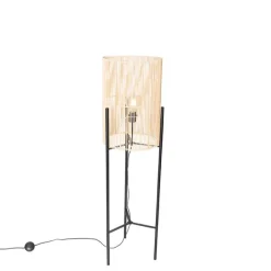 Scandinavische vloerlamp bamboe - Natasja