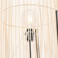 Scandinavische vloerlamp bamboe - Natasja