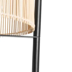 Scandinavische vloerlamp bamboe - Natasja