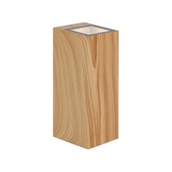 Scandinavische wandlamp hout 2-lichts GU10 70mm IP54 - Baleno