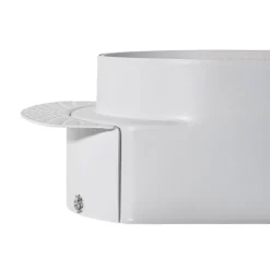 Set van 6 Afgeronde inbouwspot wit GU10 50mm 2-lichts - Hubs