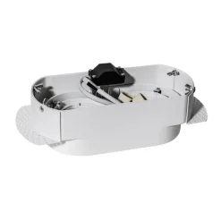 Set van 6 Afgeronde inbouwspot wit GU10 50mm 2-lichts - Hubs