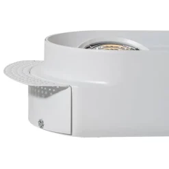 Set van 6 Afgeronde inbouwspot wit GU10 70mm 2-lichts - Hubs