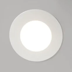 Set van 3 badkamer inbouwspots rond LED 5W wit waterdicht - Blanca
