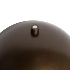 Set van 2 buiten tafellampen mushroom donkerbrons oplaadbaar - Keira