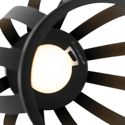 Set van 2 buiten tafellampen zwart 3-staps dimbaar solar en oplaadbaar - Sheldon