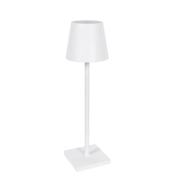Set van 2 buiten tafellamp wit incl. LED en dimmer oplaadbaar - Janet