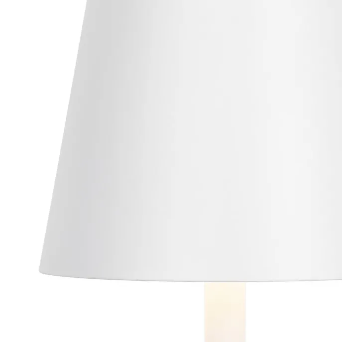 Set van 2 buiten tafellamp wit incl. LED en dimmer oplaadbaar - Janet