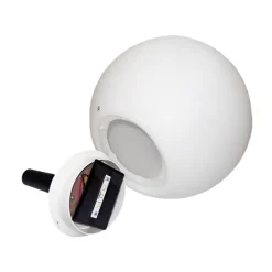 Set van 3 buiten vloerlampen wit incl. LED solar IP44 - Ludger