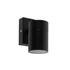 Set van 2 buitenwandlamp zwart RVS IP44 - Solo