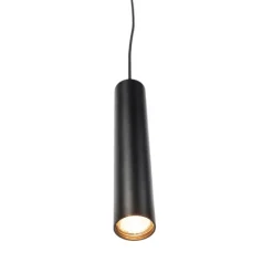 Set van 2 design hanglampen zwart - Tuba small