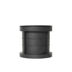 Set van 6 dimbare buiten grondspots zwart IP65 incl LED - Delux Honey