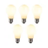 Set van 5 dimbare E27 LED lampen opaal glas 7W 806 lm 2200K