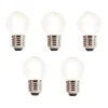Set van 5 E27 dimbare LED filament kogellamp 3W 250 lm 2700K