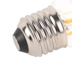 Set van 5 E27 dimbare LED filament kogellamp 3W 250 lm 2700K