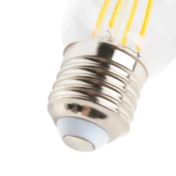 Set van 5 E27 dimbare LED kogellampen 5W 470 lm 2700K