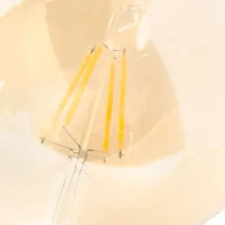 Set van 3 E27 dimbare LED lampen G125 goud 5W 450 lm 2200K