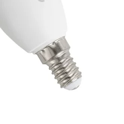 Set van 5 E14 dimbare LED lampen C37 opaal 4.9W 470 lm 2700-6500K