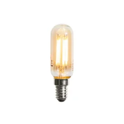 Set van 5 E14 dimbare LED lampen goud T25 4W 300 lm 2200K