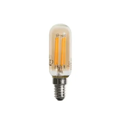 Set van 5 E14 dimbare LED lampen goud T25 4W 300 lm 2200K