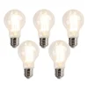 Set van 5 E27 dimbare LED lampen A60 7W 780 lm 2700K