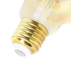 Set van 5 E27 dimbare LED lampen G95 goud 5W 380 lm 2200K