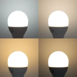 Set van 5 E14 dimbare LED lampen G45 opaal 4.9W 470 lm 2700-6500K