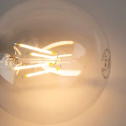 Set van 5 E27 dimbare LED lampen G95 5W 470 lm 2700K