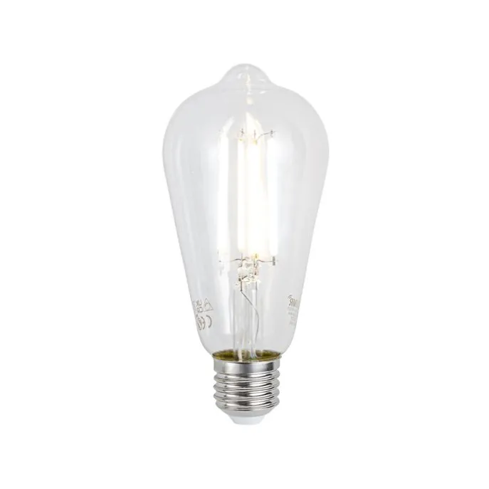 Set van 5 E27 dimbare LED lampen ST64 helder 7W 806 lm 2700-6500K