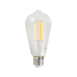 Set van 5 E27 dimbare LED lampen ST64 helder 7W 806 lm 2700-6500K