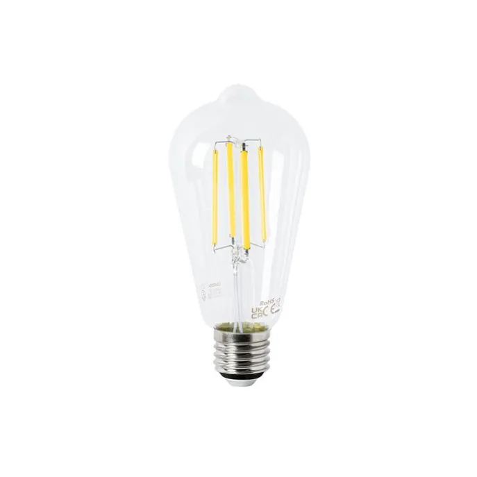 Set van 5 E27 LED lamp ST64 helder 2,2W 470 lm 2700K