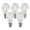Set van 5 E27 LED lampen A60 1W 80 lm 2200K