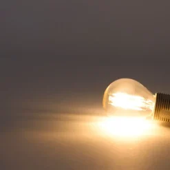 Set van 5 E14 LED lampen filament P45 4W 470 lm 2700K