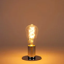 Set van 5 E27 LED lampen spiraal filament ST64 5W 400 lm 2200K