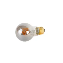 Set van 5 E27 LED spiraal lampen A60 smoke 4W 120 lm 1800K