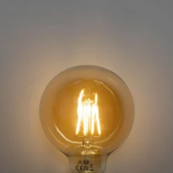 Set van 5 E27 3-staps dimbaar LED lamp goud G95 4W 450 lm 2700K