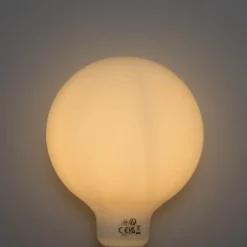 Set van 5 E27 3-staps dimbaar LED lamp opaal G125 4W 450 lm 2700K