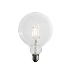 Set van 5 E27 3-staps dimbaar LED spiraal filament G125 4W 450 lm 3000K