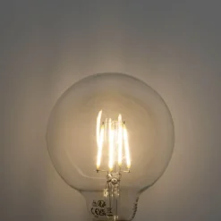 Set van 5 E27 3-staps dimbaar LED lamp G95 4W 450 lm 3000K