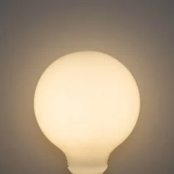 Set van 5 E27 3-staps dimbaar LED lamp opaal G95 4W 450 lm 3000K