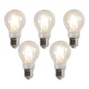 Set van 5 E27 3-staps dimbare LED lamp A60 5W 500 lm 2700K