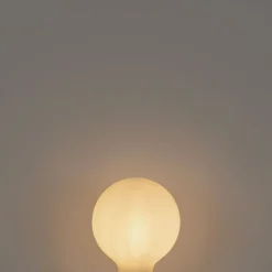 Set van 5 E27 3-staps dimbare LED lamp G95 mat 5W 550 lm 2700K