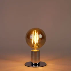 Set van 5 E27 3-staps dimbare LED lamp G95 goud glas 5W 380 lm 2200K